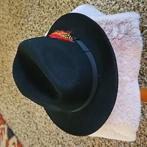 Lite Felt 100% Wool Felt Gambler by Broner Men's Hat sz L Made in The USA